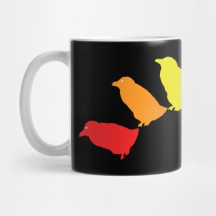 Abstract Pride Penguins Rainbow Mug